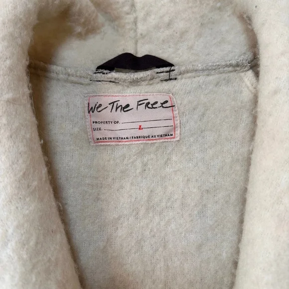 Free People Irresistible Teddy Cardigan Coat | Plush Faux Shearling Maxi | Large - Picture 5 of 9